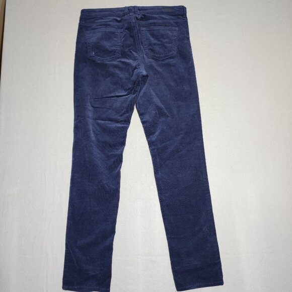 KUT from the Kloth corduroy pants women's size 10 blue colour Diana Skinny - Picture 3 of 14